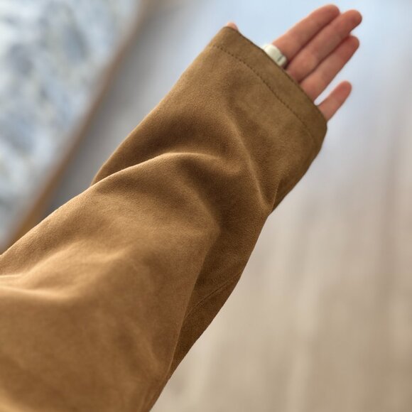 NWT Mango Suede Leather Jacket - Picture 8 of 9